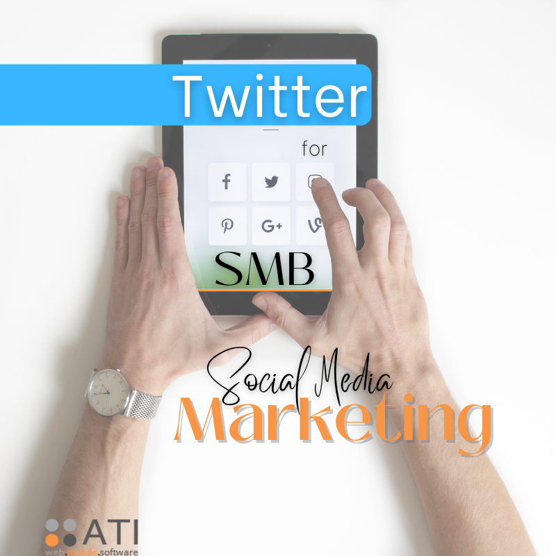 Inform the viewer that this post previews an article about how small and medium. businesses can benefit from using twitter in social media marketing.