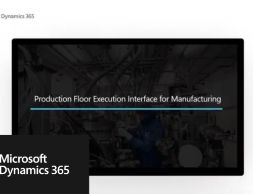 Dynamics 365 Supply Chain Management: New User Experience for Production Floor Execution Interface