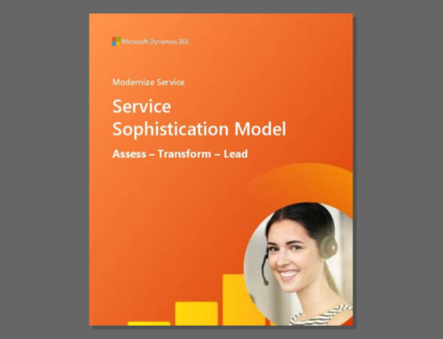 Service Sophistication Model: Assess – Transform – Lead