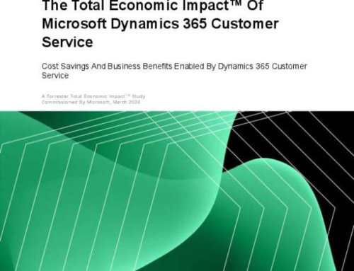 The Total Economic Impact ™ of Microsoft Dynamics 365 Customer Service