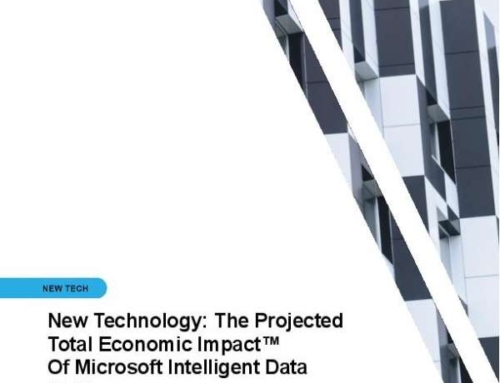 New Technology: The Projected Total Economic Impact™ of Microsoft Intelligent Data Platform